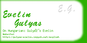 evelin gulyas business card